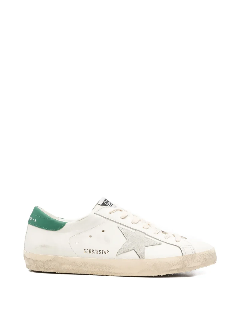 Sneakers Golden Goose Super Star Leather alb