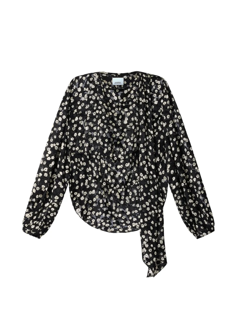 Top Isabel Marant Firma negru