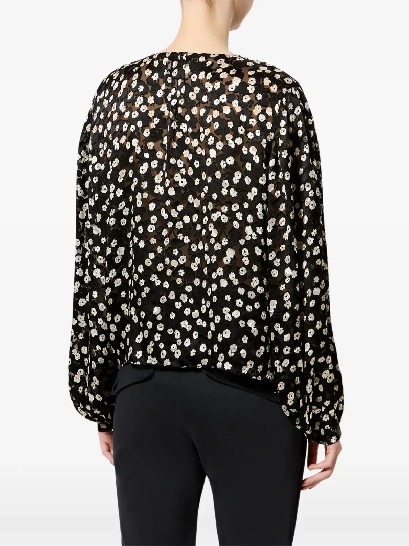 Alternative view of Top Isabel Marant Firma negru