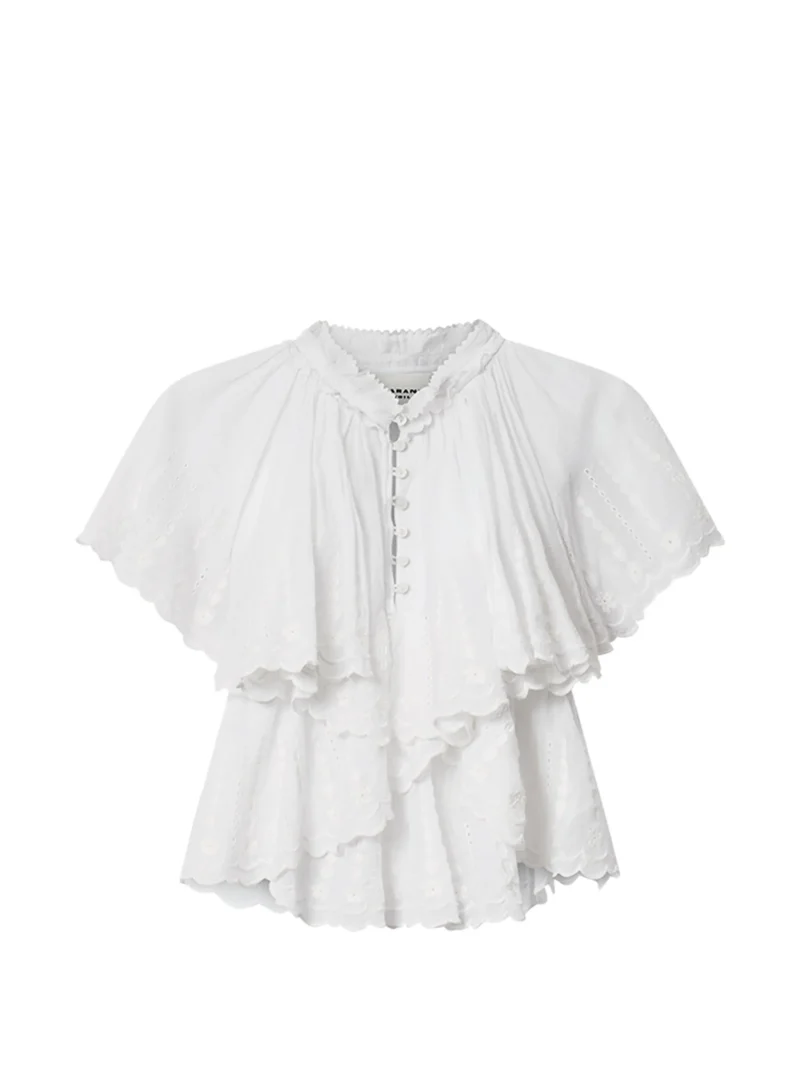 Top Marant Etoile Lorna alb