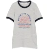 Tricou Golden Goose Crew Neck Short-Sleeve gri