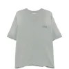 Tricou Golden Goose Robert Over Logo-Print Short-Sleeve verde