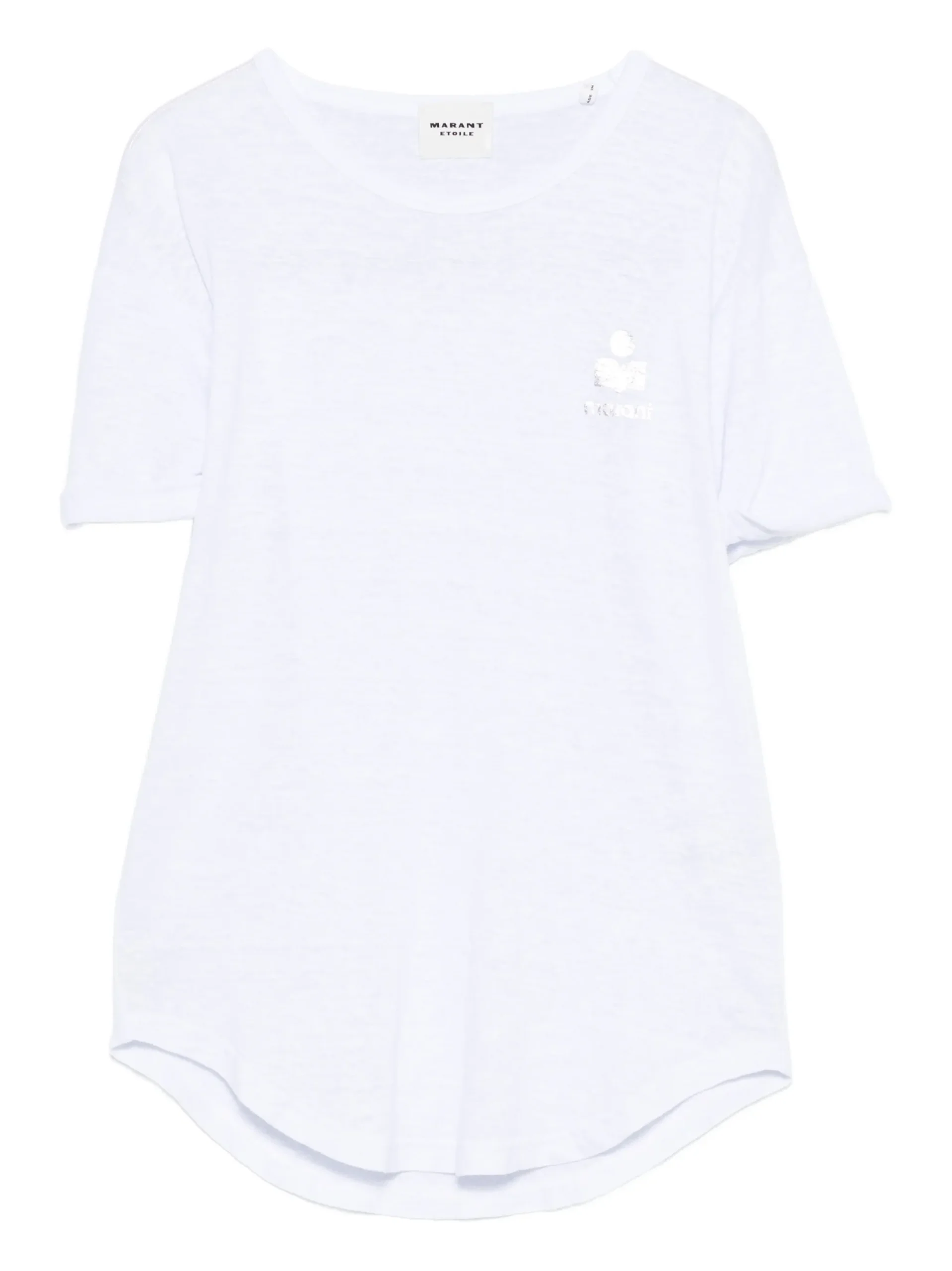 Tricou Marant Etoile Logo-Print alb