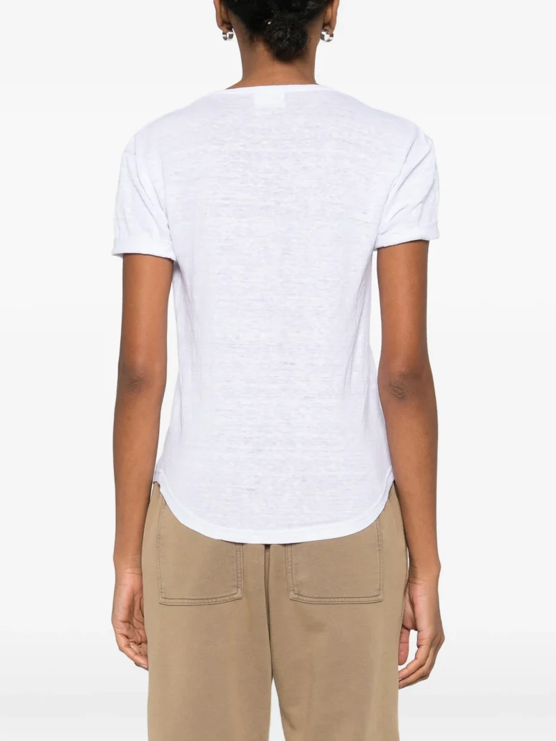 Alternative view of Tricou Marant Etoile Logo-Print alb