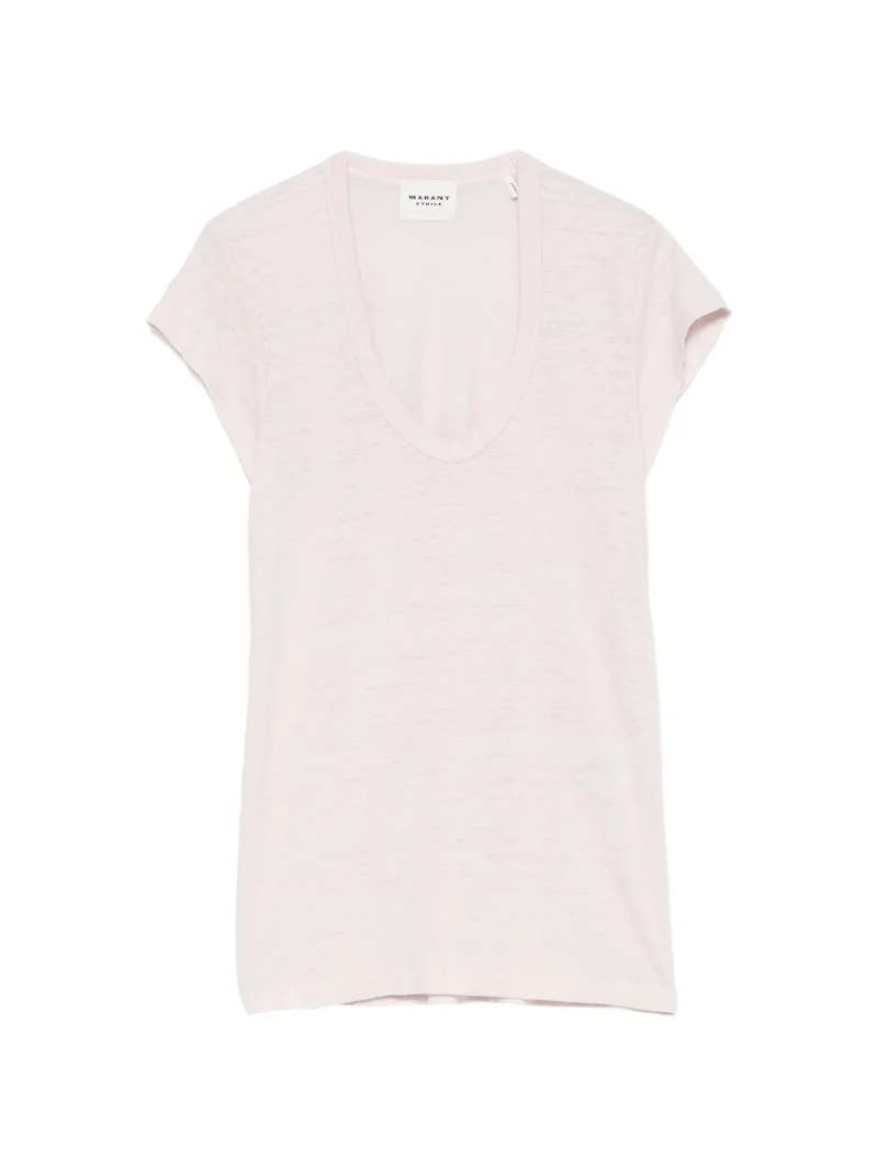 Tricou Marant Etoile Zankou Deep V-neck roz