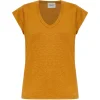 Tricou Marant Etoile Zankou V-neck portocaliu