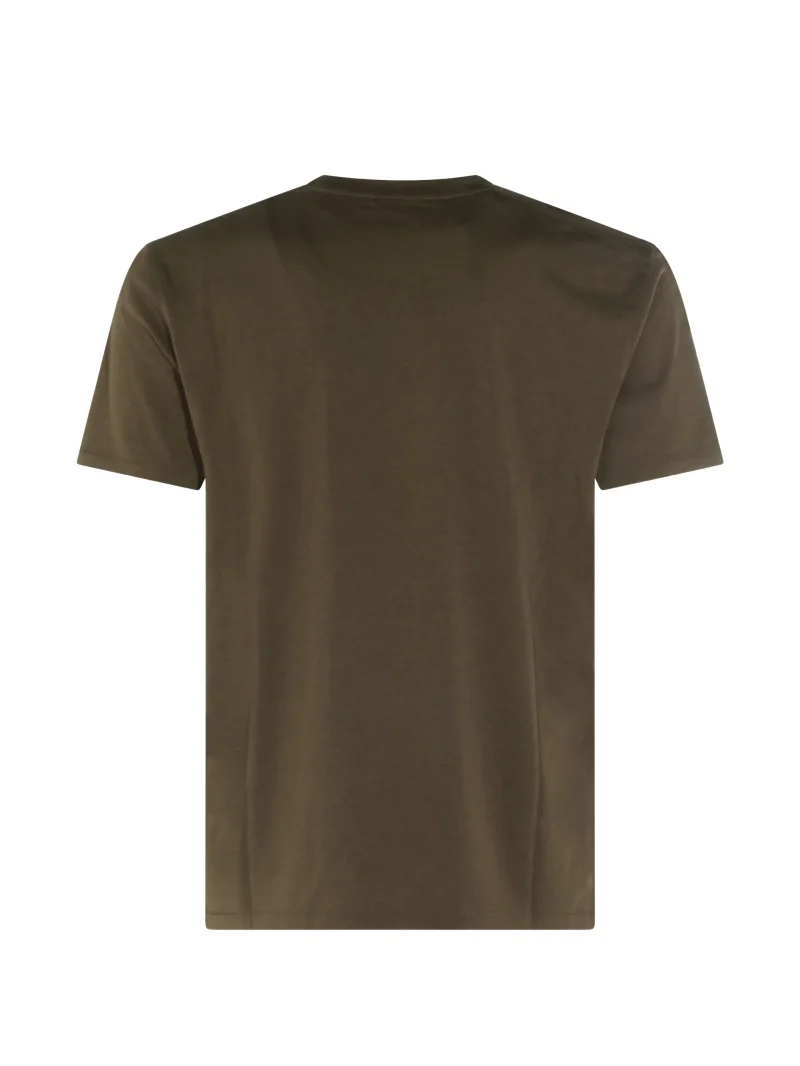 Alternative view of Tricou TOM FORD Logo-Embroidered Crew-Neck khaki