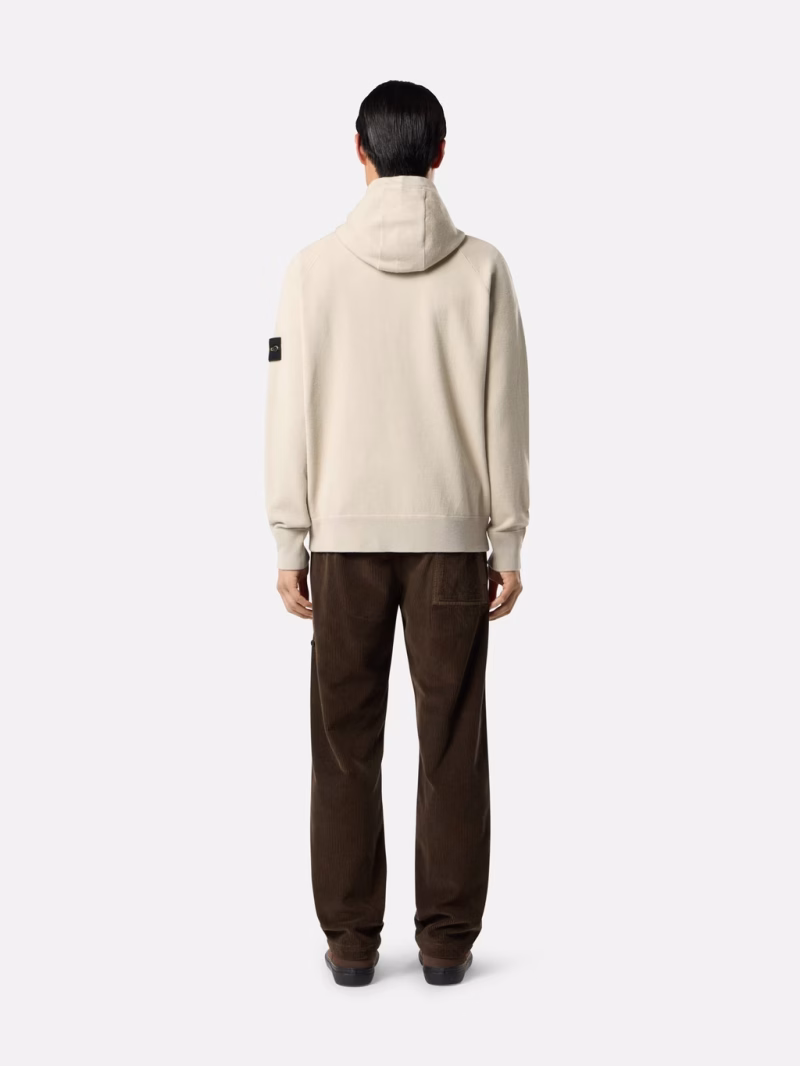 Cardigan Stone Island Hooded Zip-up bej - imagine 3