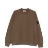 Bluza Stone Island Tubular Cotton Fleece maro