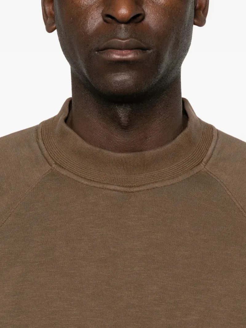 Bluza Stone Island Tubular Cotton Fleece maro - imagine 5