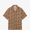 Camasa Drole De Monsieur geometric-print verde