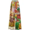 Pantaloni Alemais drawstring-fastening palazzo multicolor
