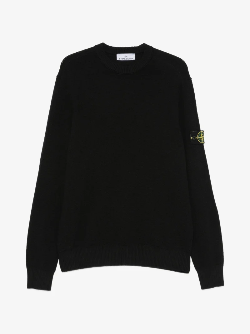 Pulover Stone Island wool negru