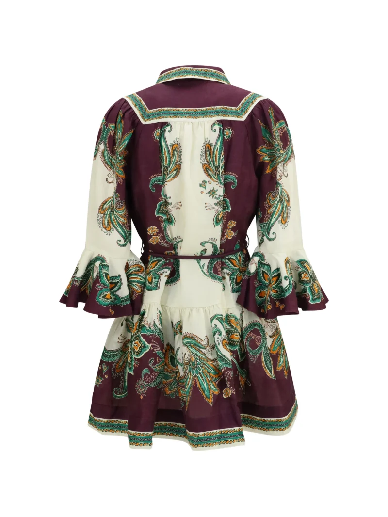 Alternative view of Rochie mini Alemais Ruthie paisley-print multicolor