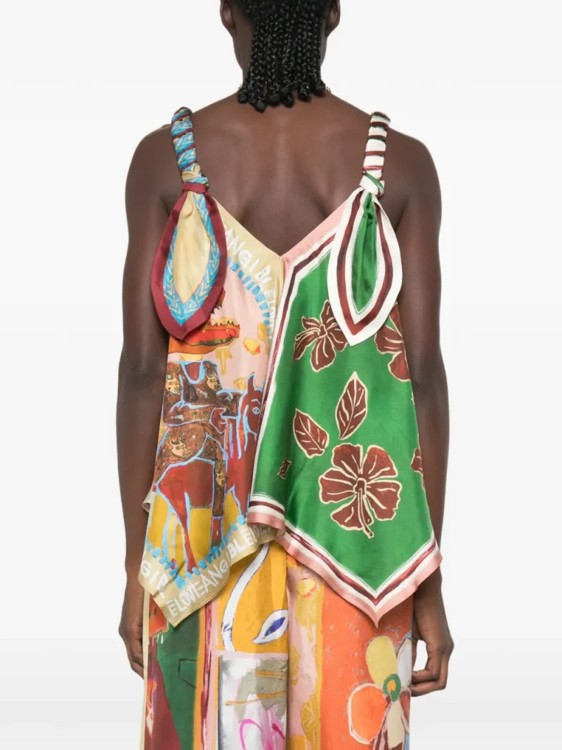 Top ALEMAIS Mlak graphic-print multicolor - imagine 4