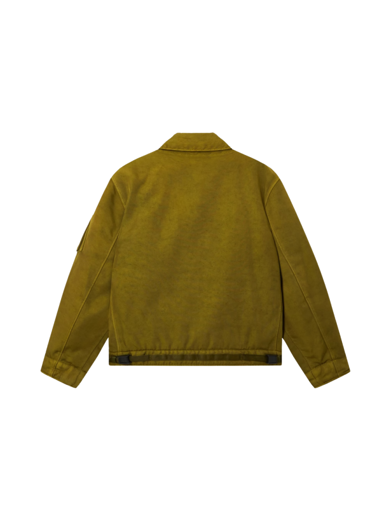 Alternative view of Jacheta Stone Island Dense Oxford Nylon-TC verde
