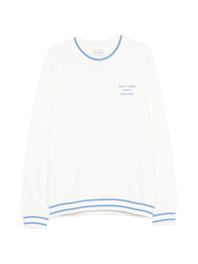Bluza Drole De Monsieur Sport Slogan ecru