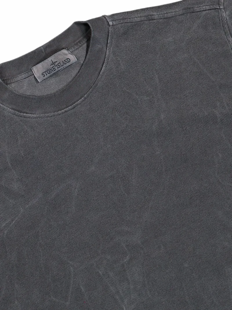 Bluza Stone Island Compass-Logo Panelled negru - imagine 3