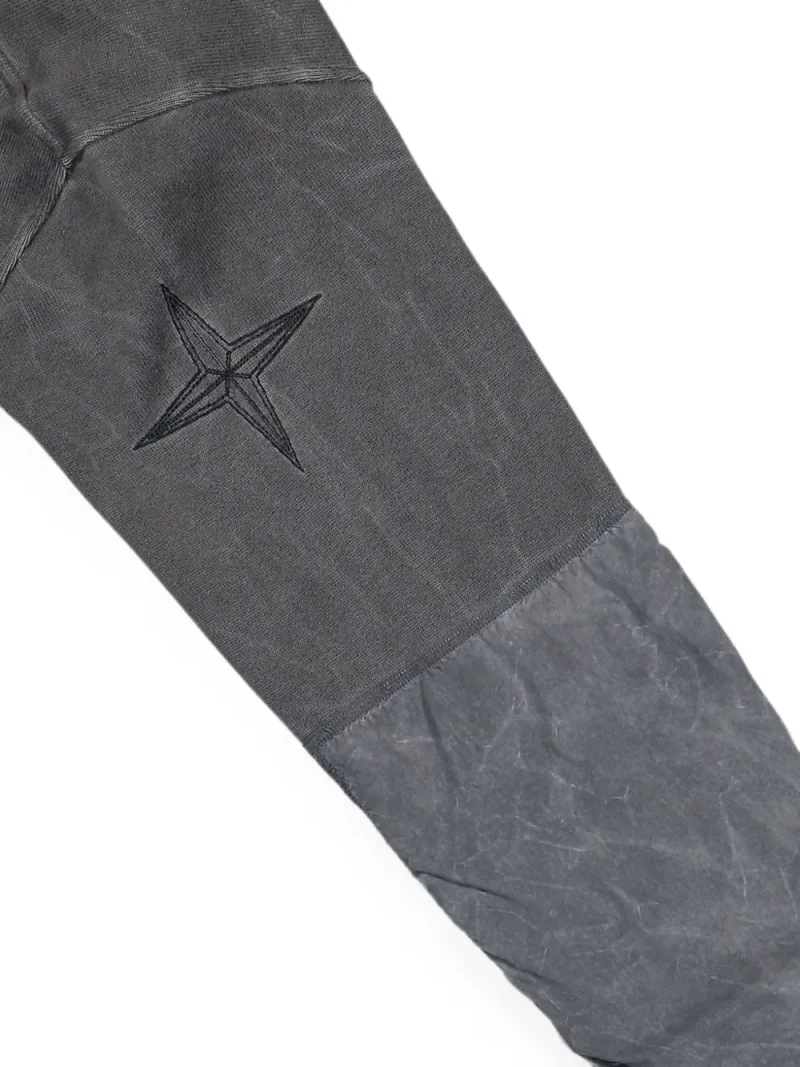 Bluza Stone Island Compass-Logo Panelled negru - imagine 4