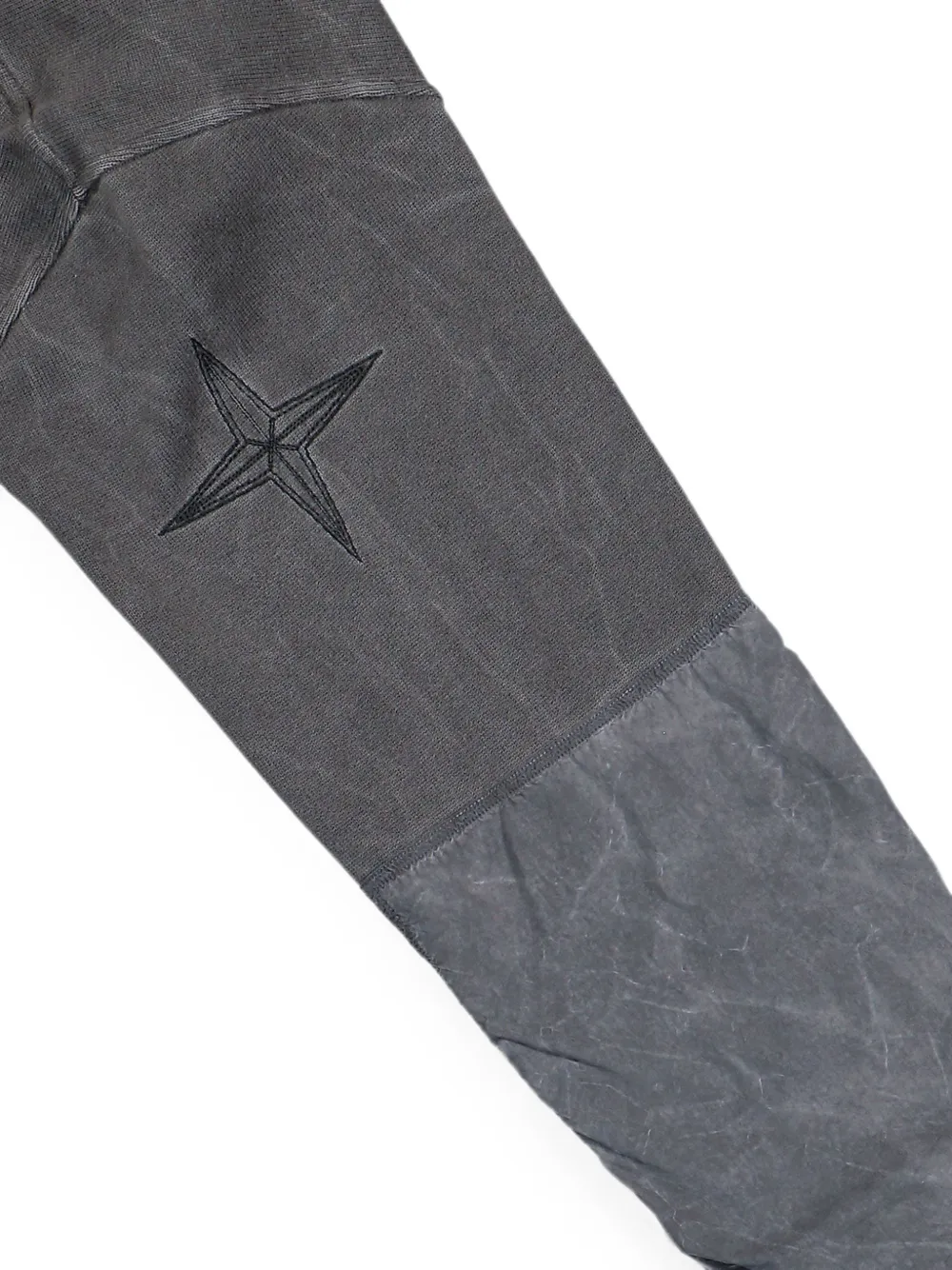Bluza Stone Island Compass-Logo Panelled negru - imagine 4