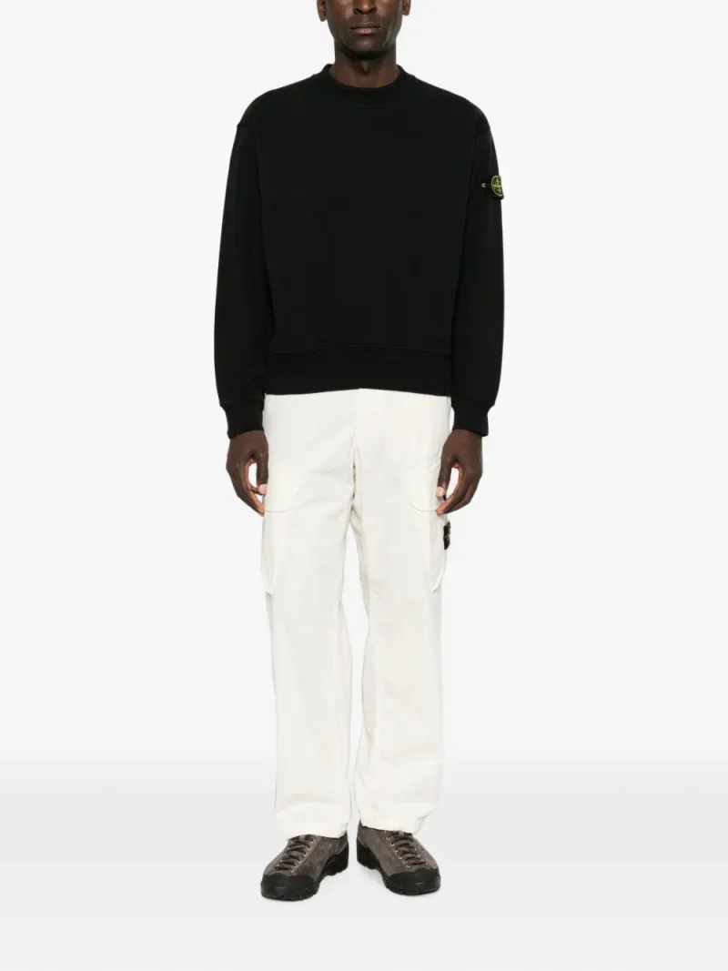 Bluza Stone Island Compass-Patch negru - imagine 4
