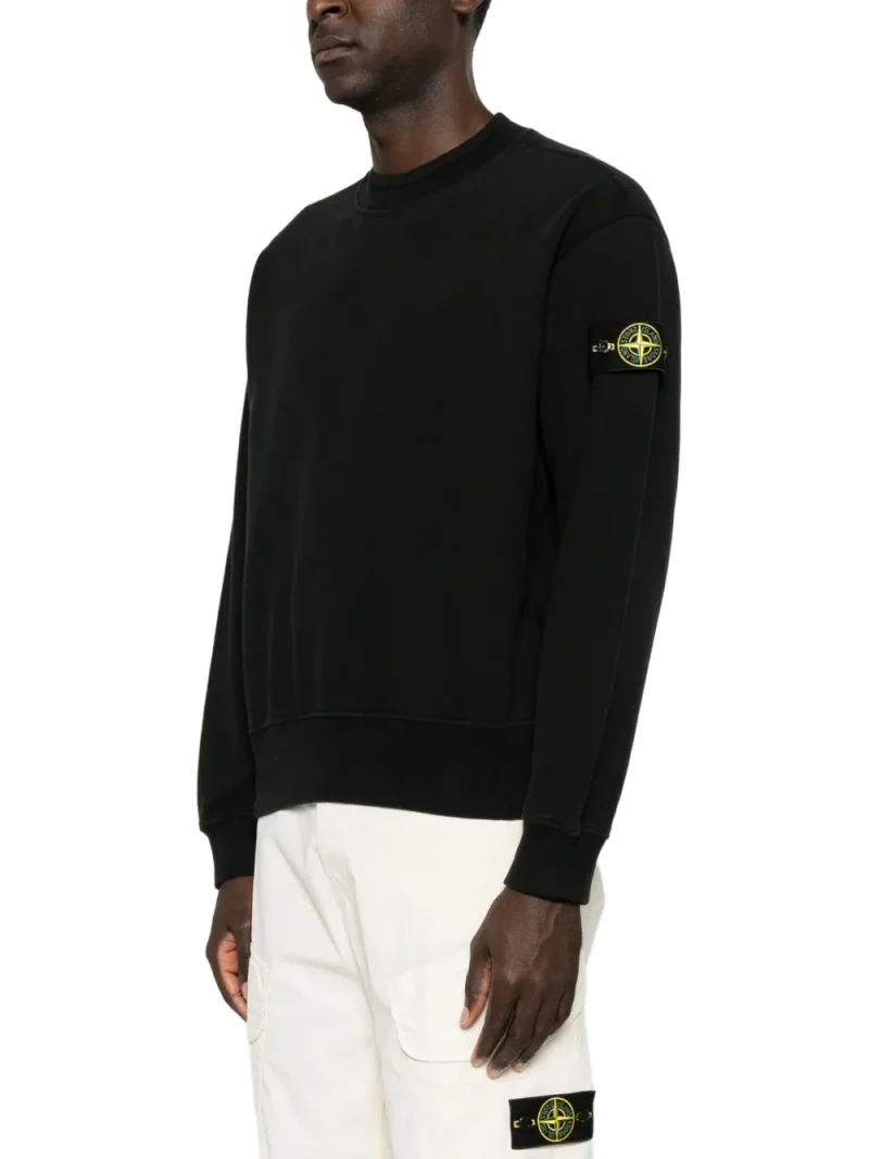 Bluza Stone Island Compass-Patch negru - imagine 3