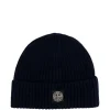 Caciula Stone Island Logo-Patch bleumarin