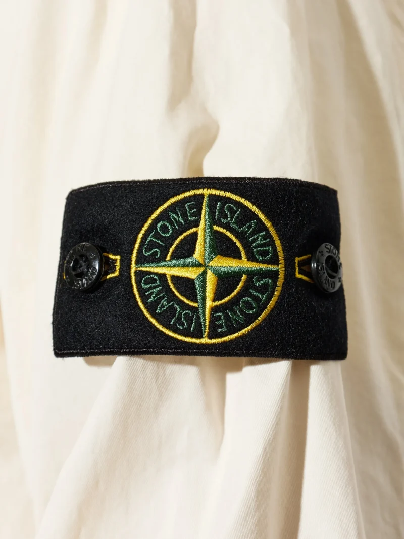 Jacheta Stone Island Logo-Patch bej - imagine 5