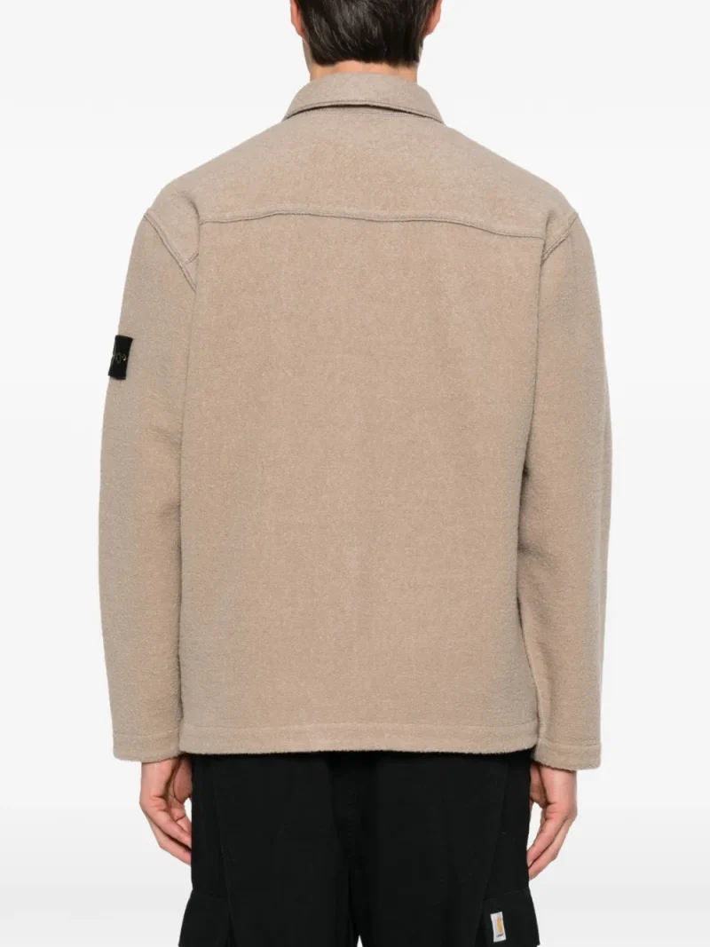 Alternative view of Camasa Stone Island Logo-Patch bej