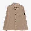 Camasa Stone Island Logo-Patch bej
