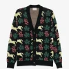 Cardigan Drole De Monsieur Intarsia-Knit multicolor