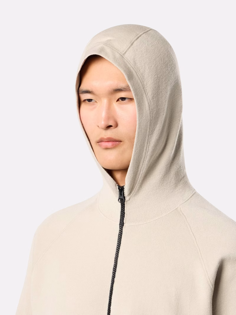 Cardigan Stone Island Hooded Zip-up bej - imagine 6