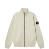 Cardigan Stone Island Logo-Patch Full-Zip bej