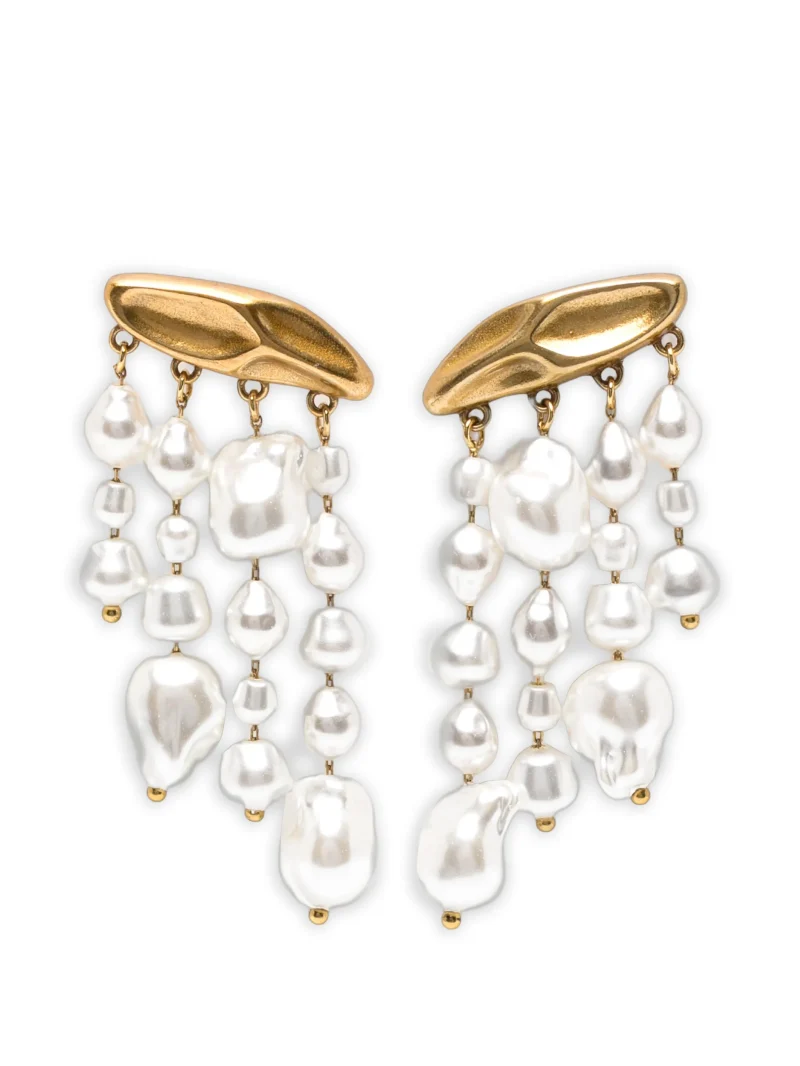 Cercei Cult Gaia Pearl-Drop auriu