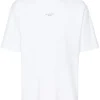 Tricou Drole De Monsieur Classique Slogan-Print alb