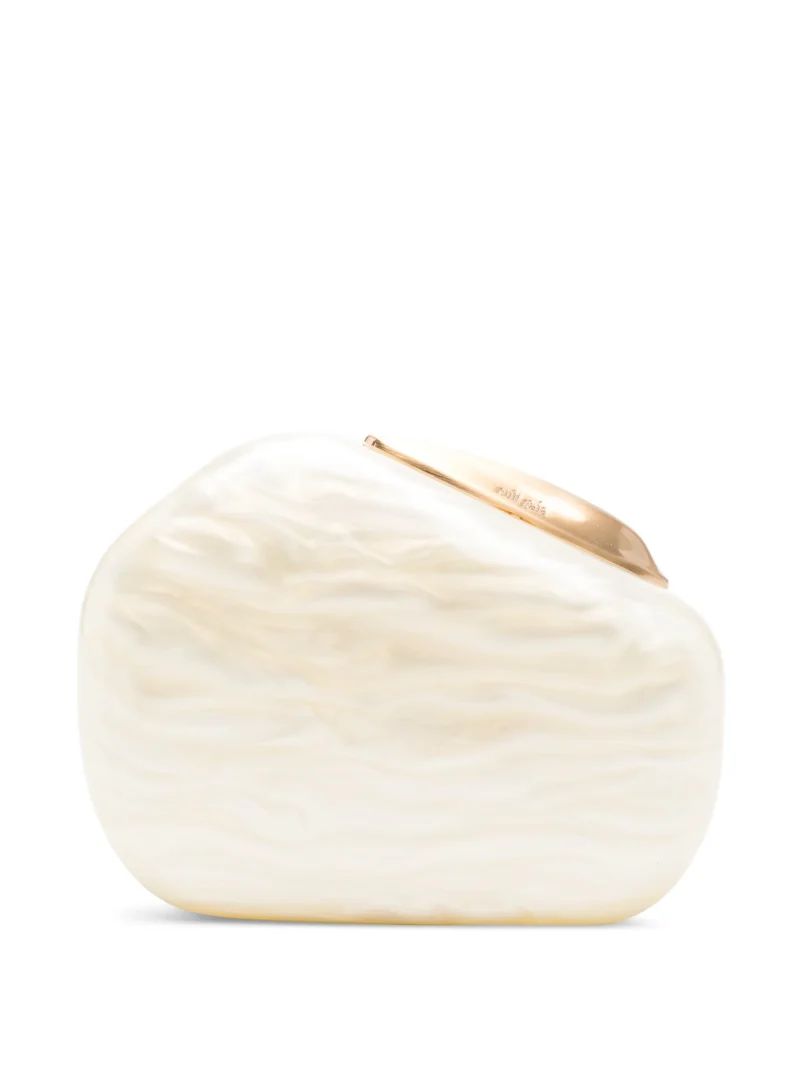 Geanta Clutch Cult Gaia Althea Chain-Link Clutch ecru