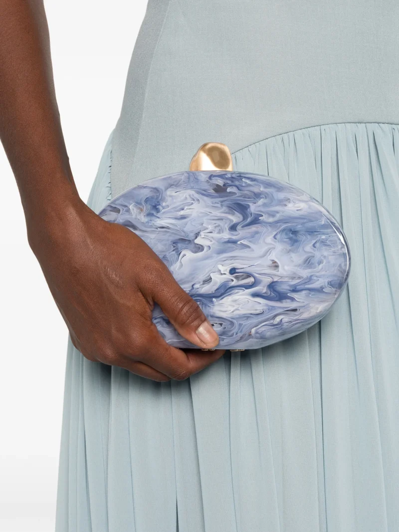 Alternative view of Geanta Clutch Cult Gaia Eviana albastru