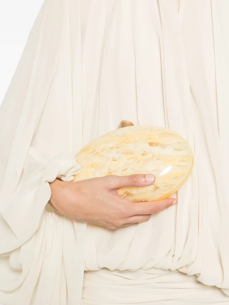 Alternative view of Geanta Clutch Cult Gaia Eviana galben