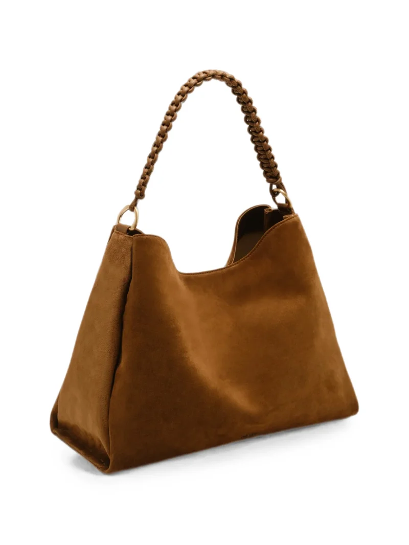 Alternative view of Geanta Cult Gaia Osa Suede Braided-Handle Tote bag