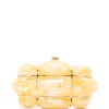 Granta clutch Cult Gaia Bolla Marble-Effect galben