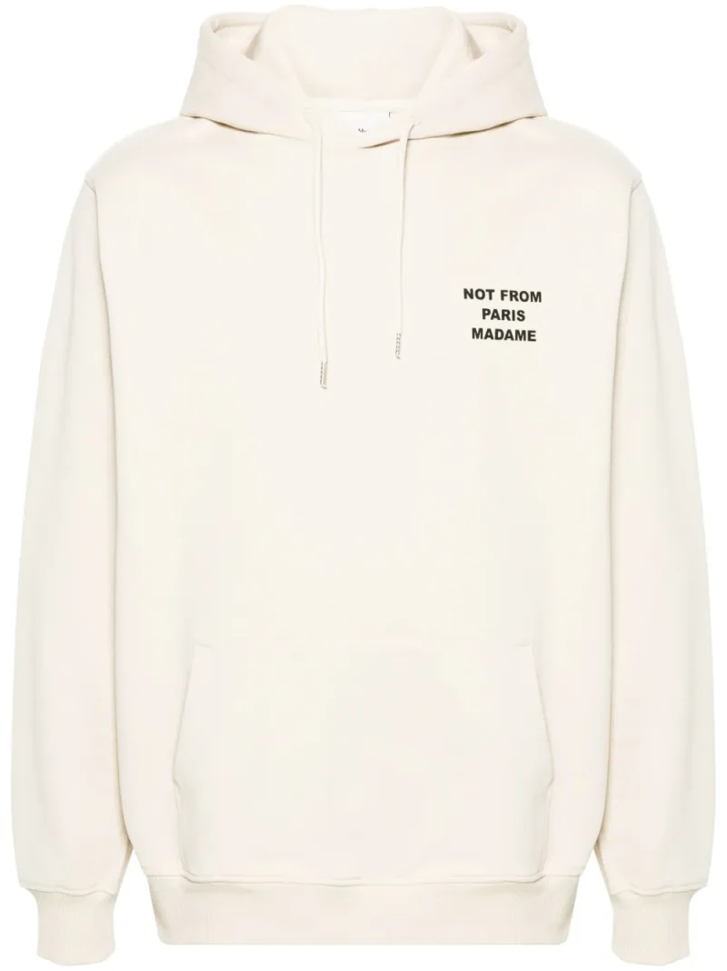 Hanorac Drole De Monsieur Logo-Print bej