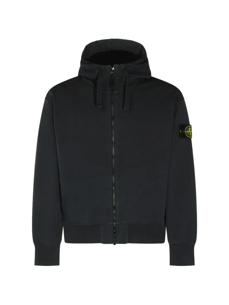 Hanorac Stone Island Logo Patch bleumarin