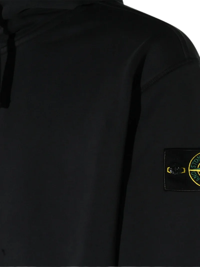 Hanorac Stone Island Logo Patch bleumarin - imagine 3