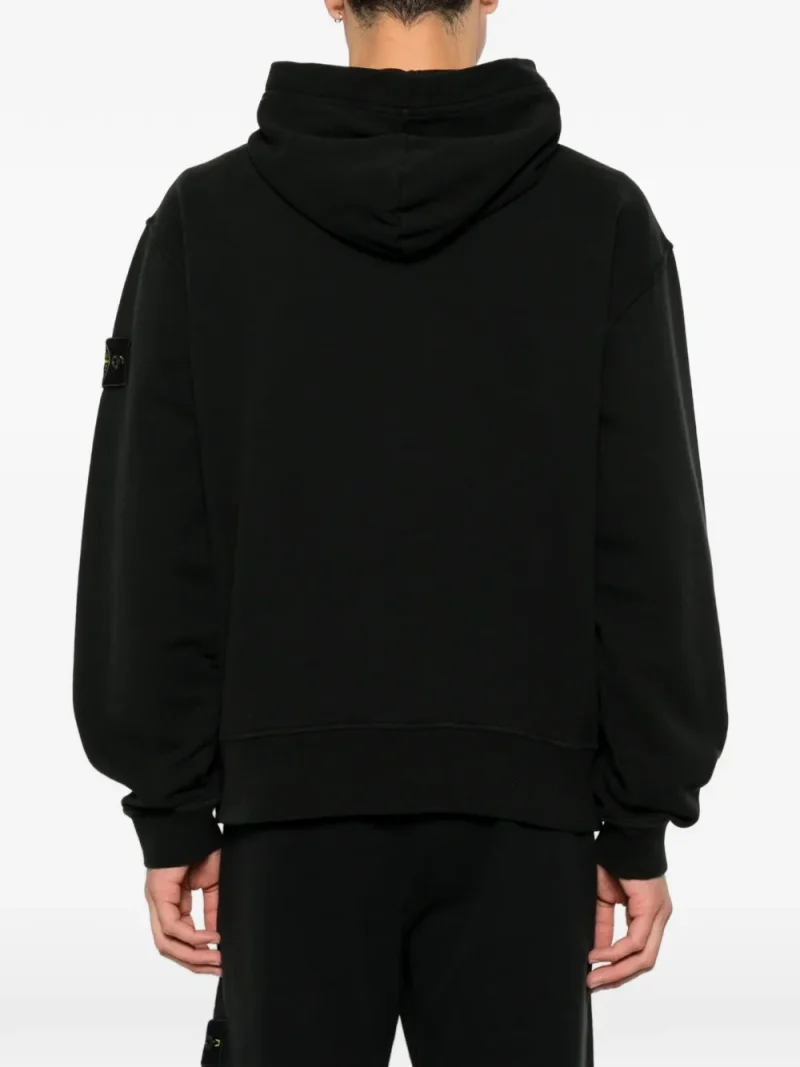Alternative view of Hanorac Stone Island Logo-Patch Pouch-Pocket negru