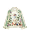Jacheta Camilla Floral-Print Boxy verde