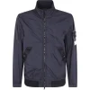 Jacheta Stone Island Crinkle Reps NY bleumarin