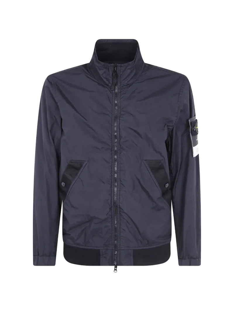 Jacheta Stone Island Crinkle Reps NY bleumarin