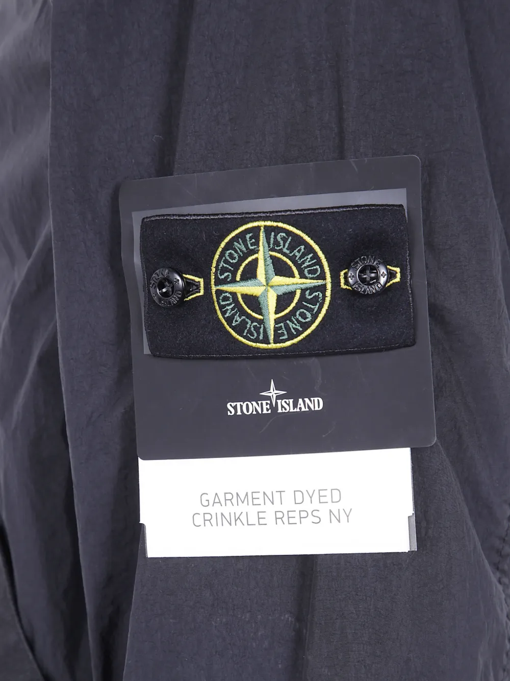Jacheta Stone Island Crinkle Reps NY bleumarin - imagine 3