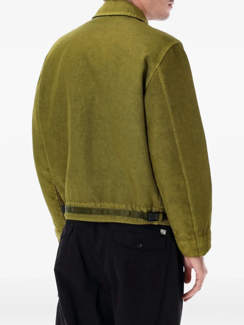 Jacheta Stone Island Dense Oxford Nylon-TC verde - imagine 5