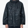 Jacheta Stone Island Hooded Zip-Up negru